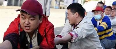 精彩国产长城拔河比赛视频，尽显团队合作与力量之美